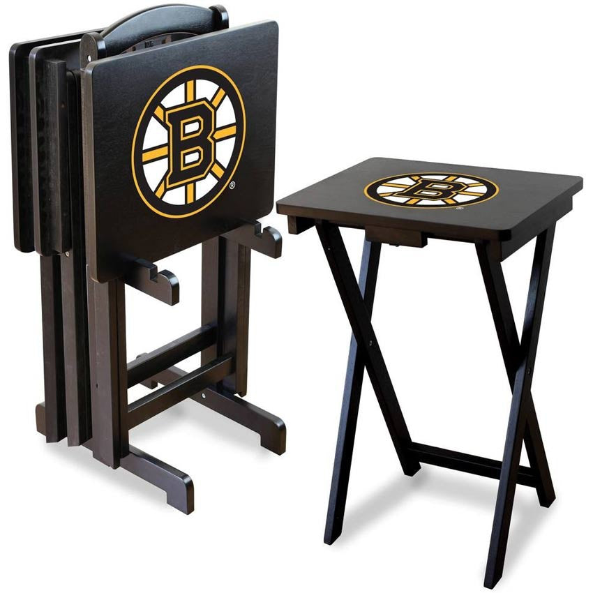 Boston Bruins TV Tray Set