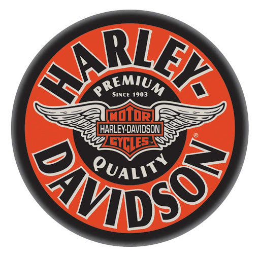 Harley Davidson Bar Stool Winged Bar and Shield