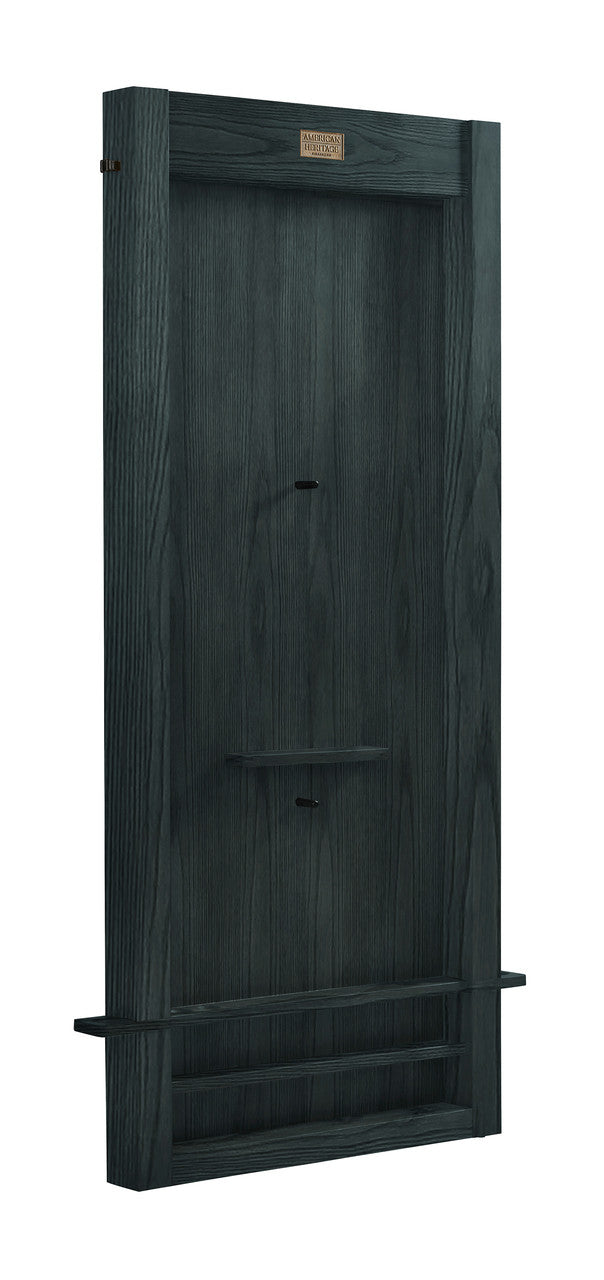 Alta Cue Rack Wall Mount 6 Cues - Black Ash