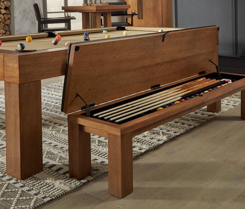 Alta Multi Functional Bench - Brushed Walnut 6