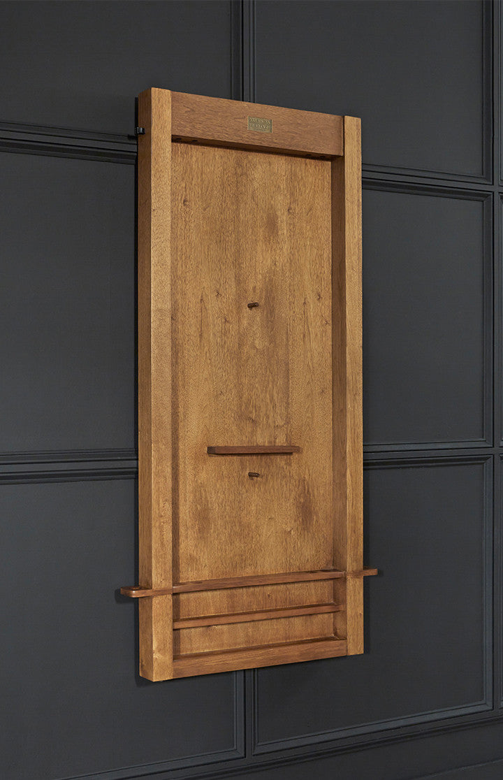 Alta Cue Rack Wall Mount 6 Cues - Brushed Walnut