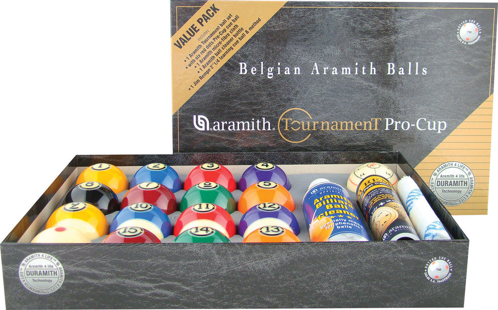 Aramith Tournament Pro Cup Pool Balls - VALUE PACK