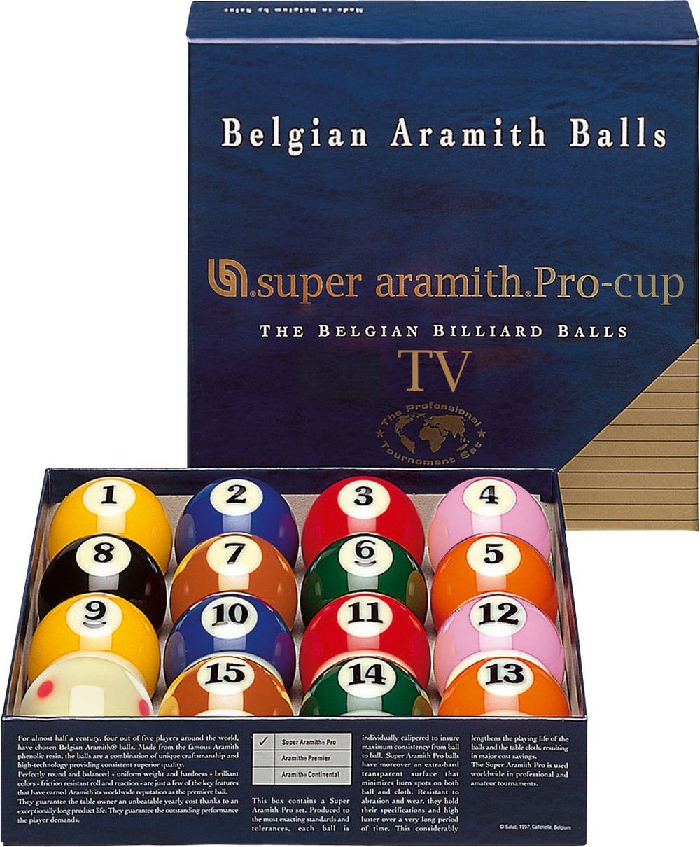 Super Aramith Pro-Cup TV Pool Balls