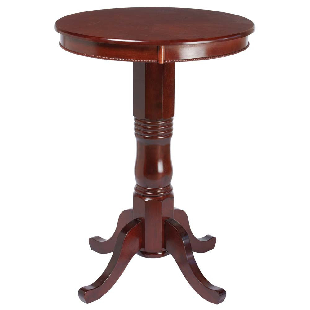 Ram Gameroom 30" Round Wood Pub Table English Tudor