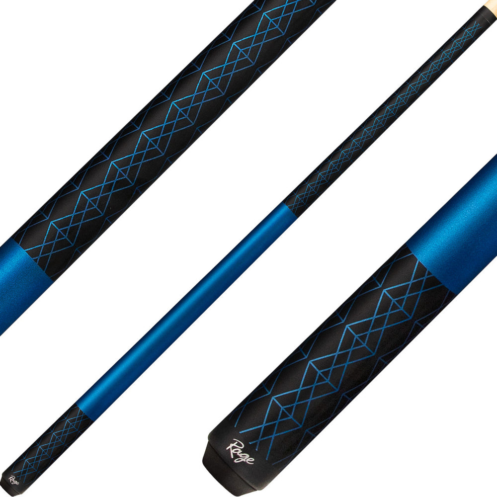 Rage RG112 Pool Cue - Blue Diamond