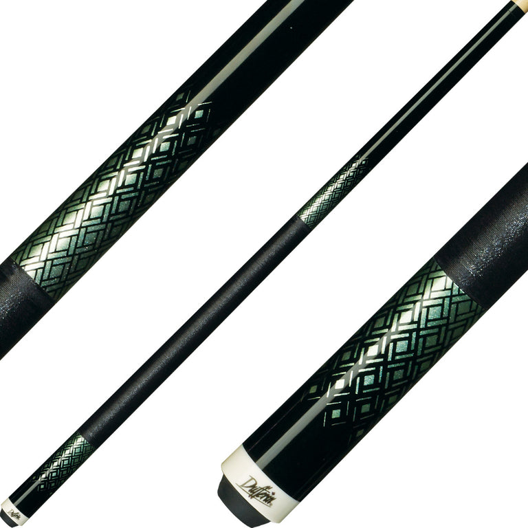 Dufferin D-352 Pool Cue - Green Weave