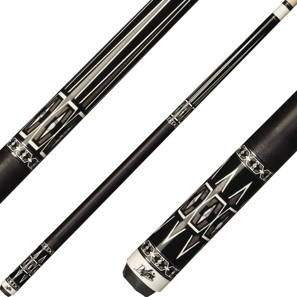 Dufferin D-539 Pool Cue - Black and Coffee
