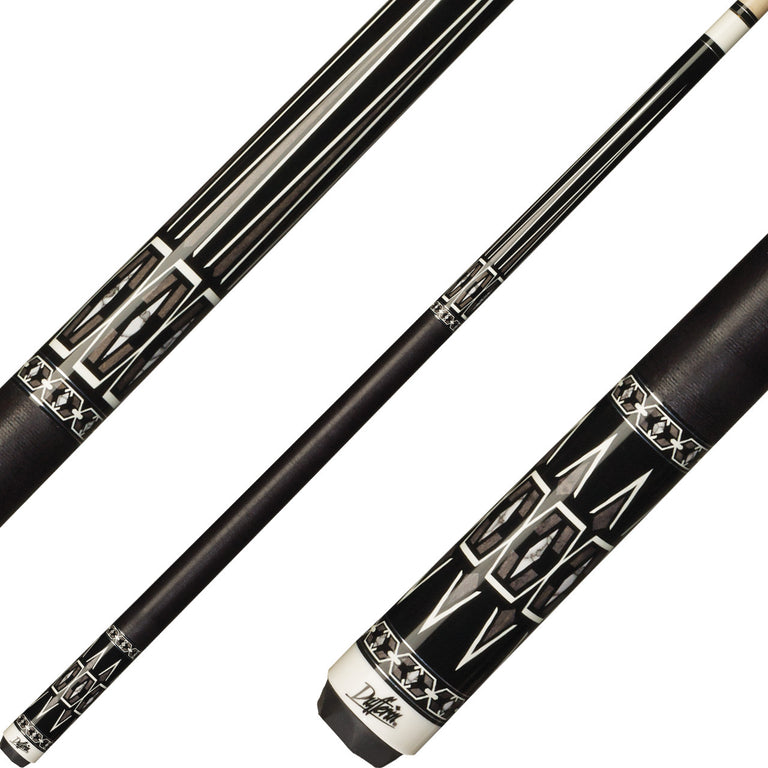 Dufferin D-539 Pool Cue - Black and Coffee