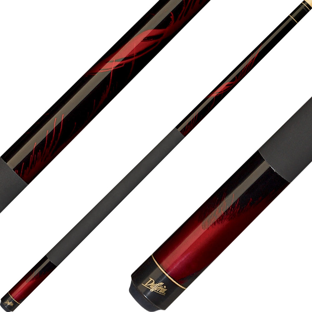 Dufferin D-212 Pool Cue - Red Flame