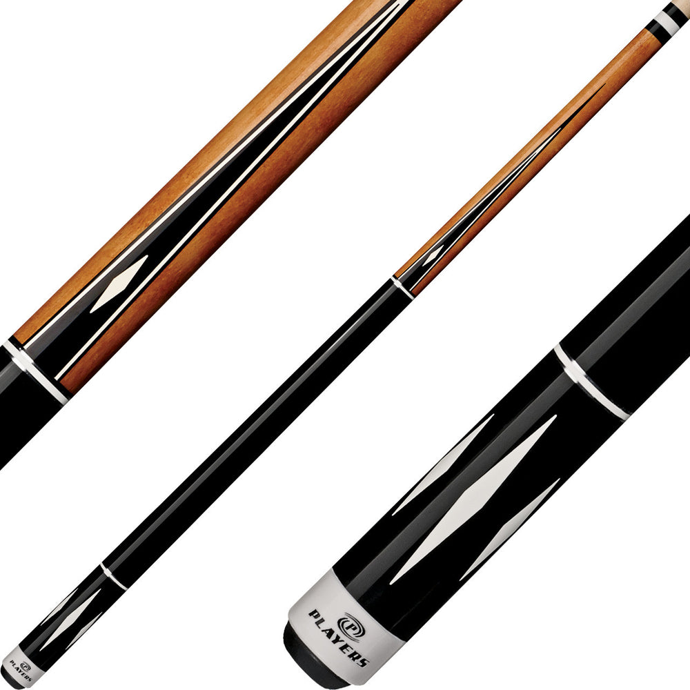Players C-804 Classic Series Pool Cue - White Diamond Points