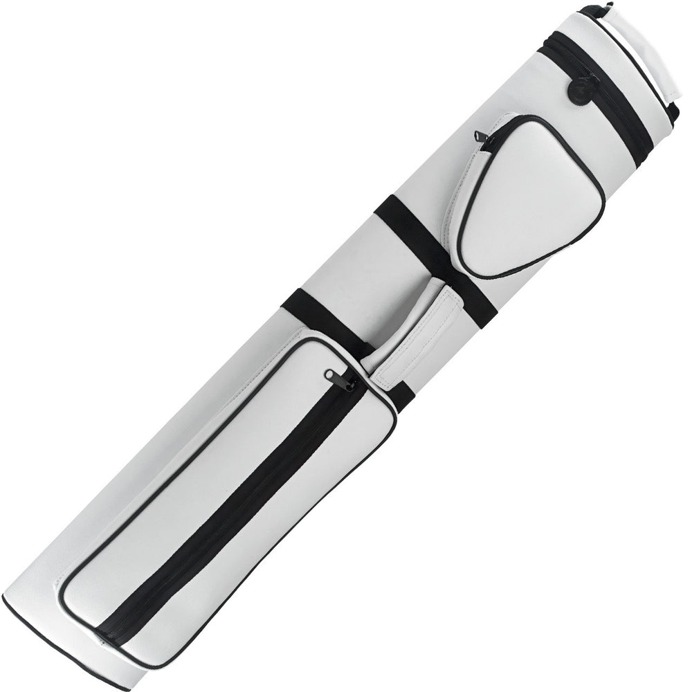 Pro Series Cue Case 3B/5S Classic Oval Leatherette White PRO35WNL
