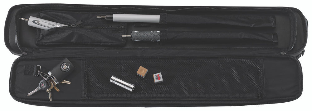 Lucasi LC748B 4 Butt x 8 Shaft Black Carbon Fiber Case