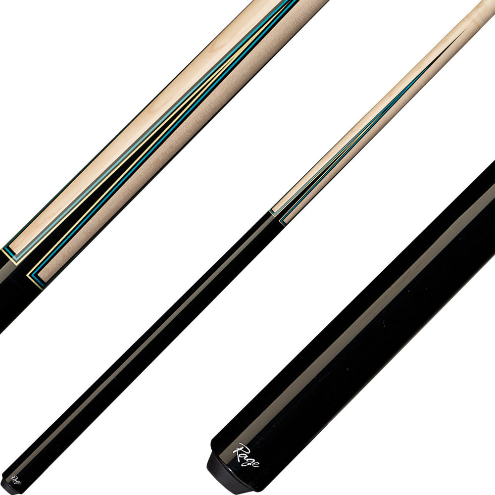 Rage RG106 Sneaky Pete Pool Cue - Teal Points