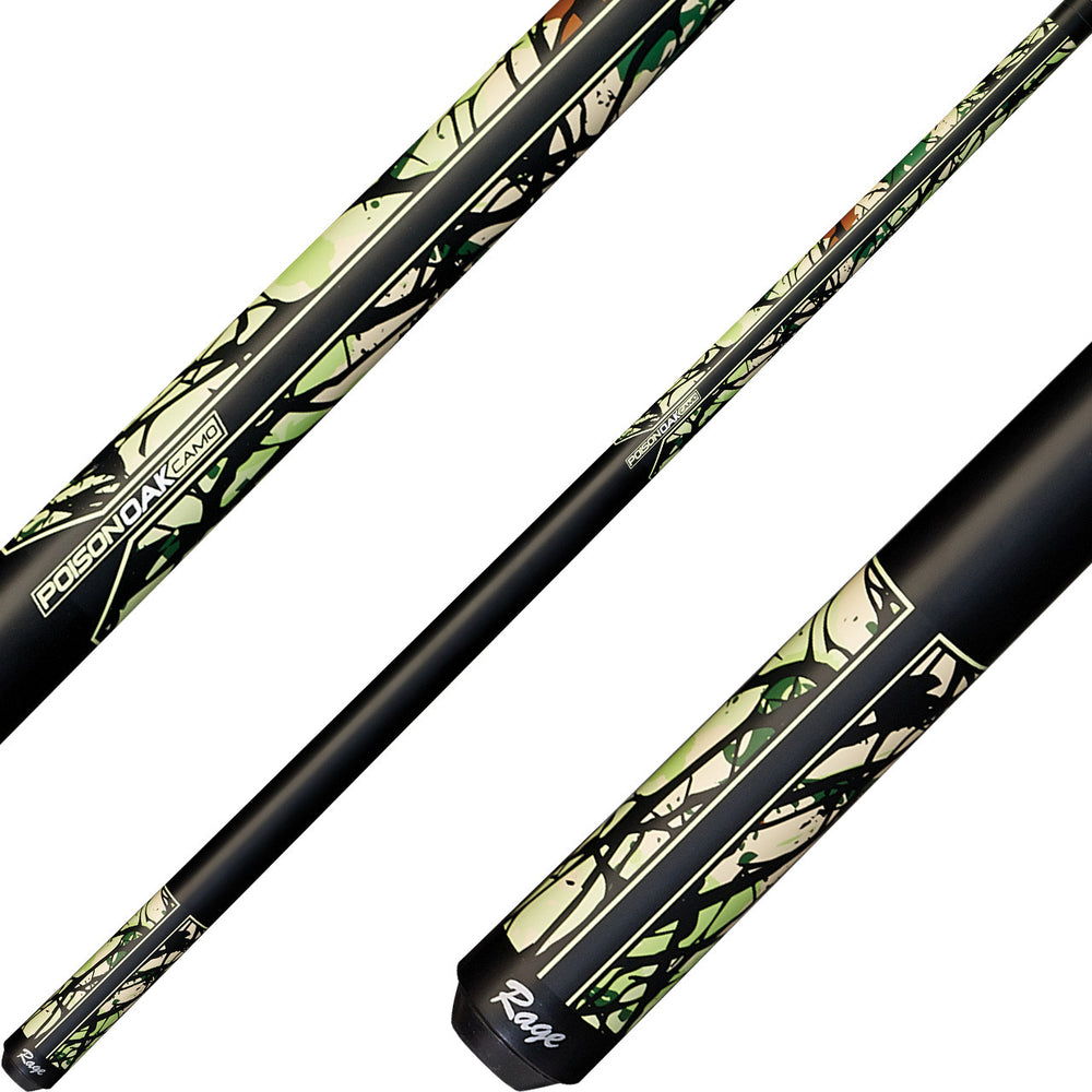 Rage RGCG Pool Cue - Camo Green