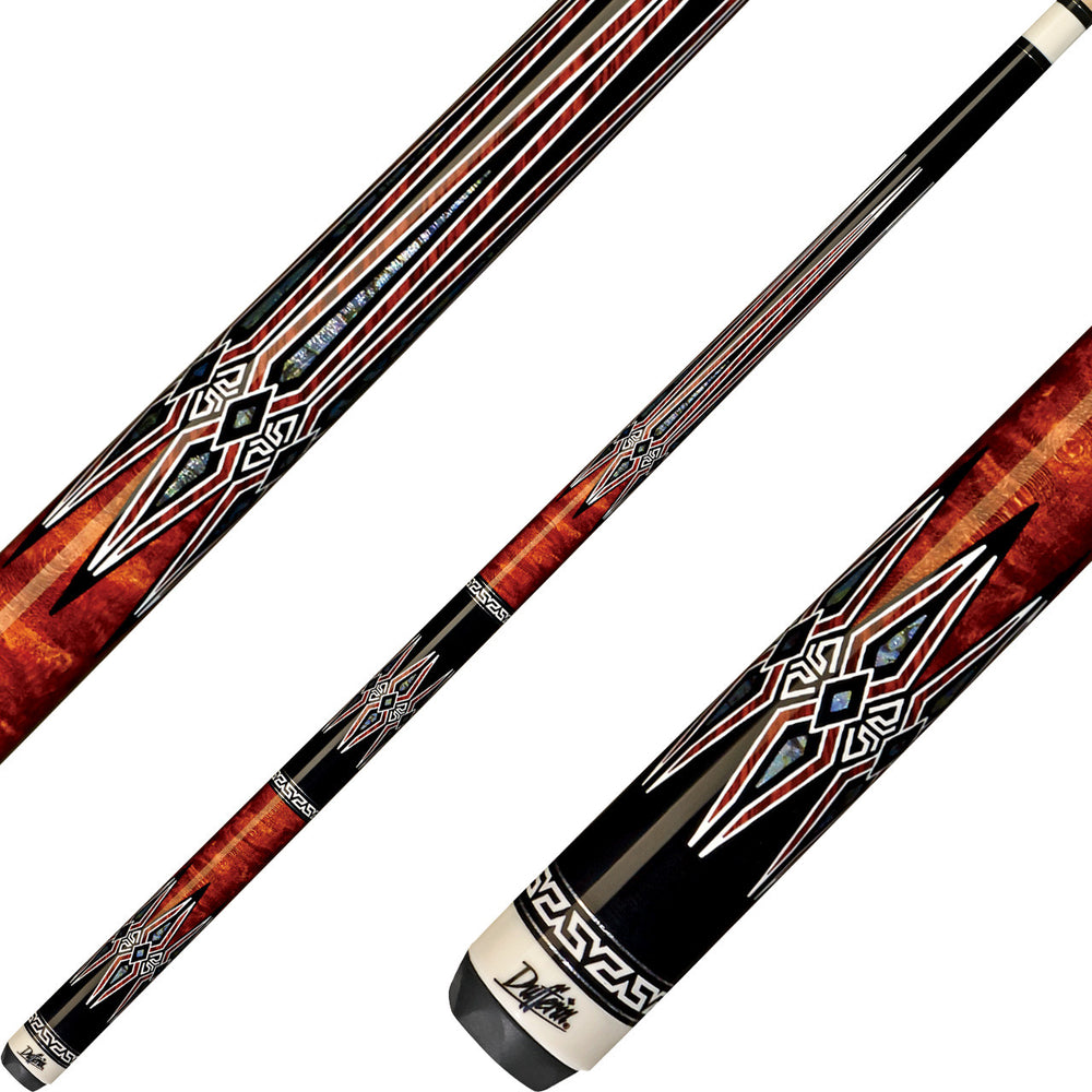 Dufferin D-542 Pool Cue - Black and Maple