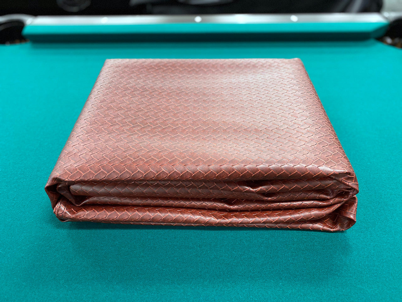 Championship Westex Pool Table Cover 9' Braided Burgundy