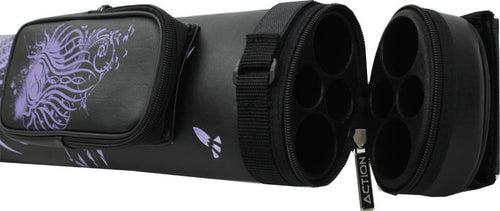 Athena ATHC02 2 Butt x 2 Shaft Black and Purple Case 3