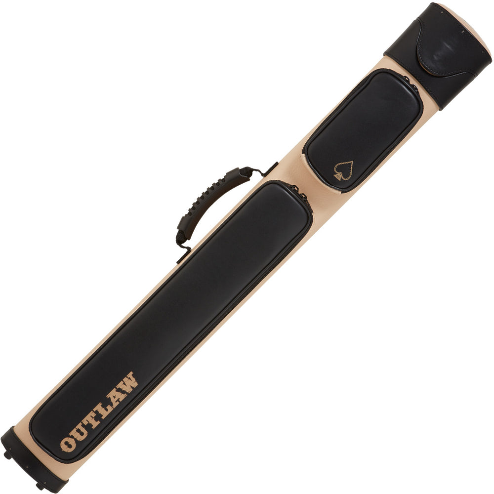 Outlaw OLX22BK 2x2 Hard Cue Case - Black Pockets