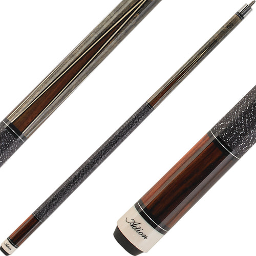 Action INL09 Inlay Cue - Grey with Brown Points 1