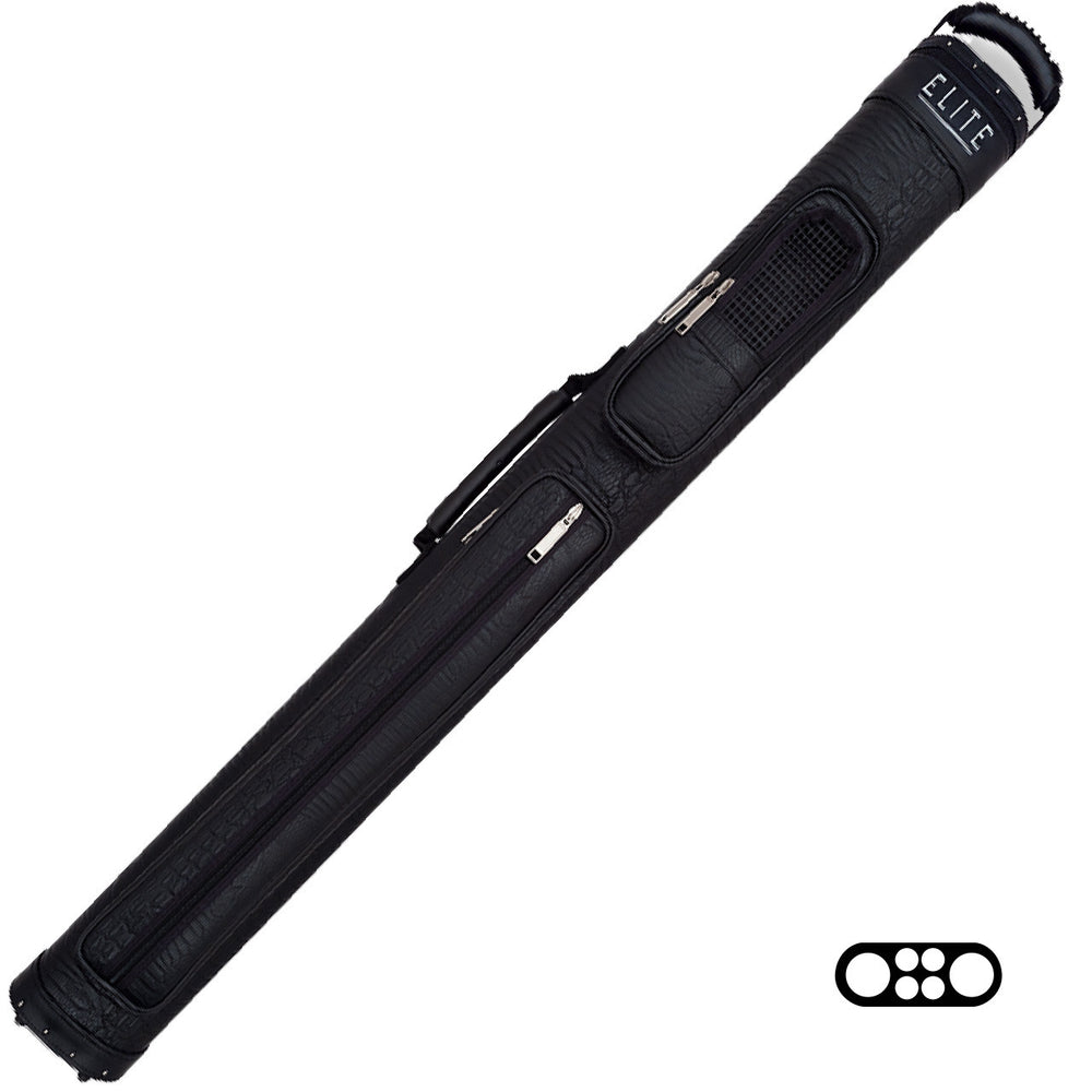 Elite 2x4 Leatherette Hard Case - Black