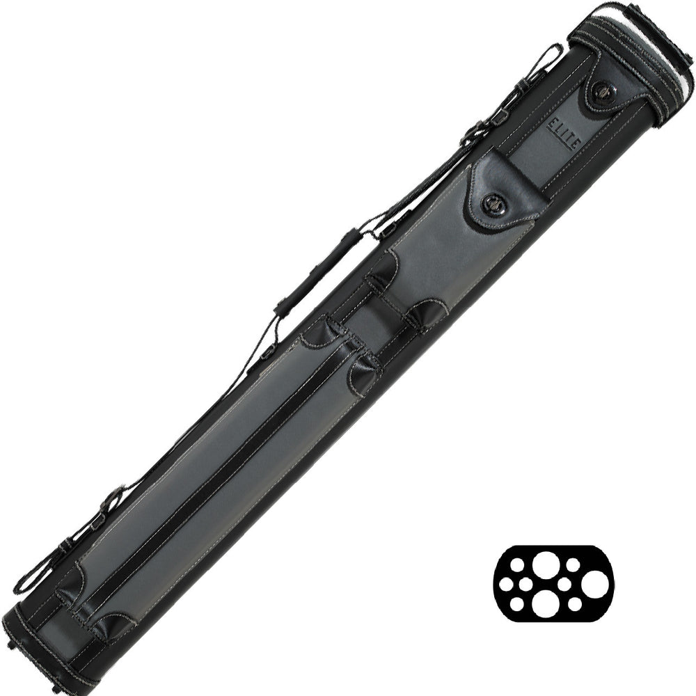 Elite ECV37GY 3 Butt x 7 Shaft Grey Vintage Case