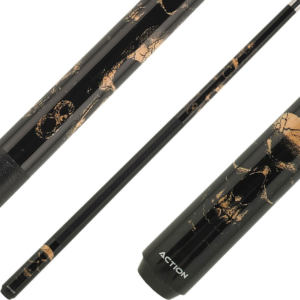 Eight Ball Mafia EBM18 Play Cue - Cracked Skulls