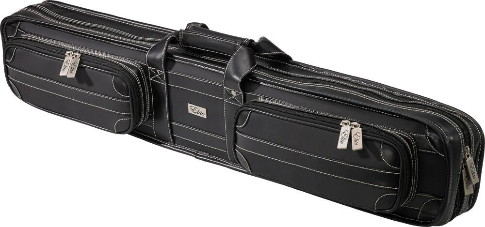 Elite Vintage 4x8 Soft Cue Case - Black