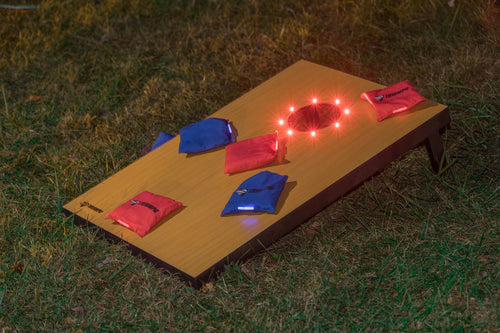 Triumph Cornhole Boards Set LED Lighted Tournament 2x3 6