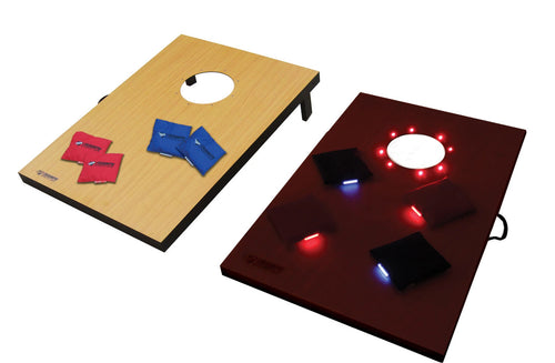 Triumph Cornhole Boards Set LED Lighted Tournament 2x3 1