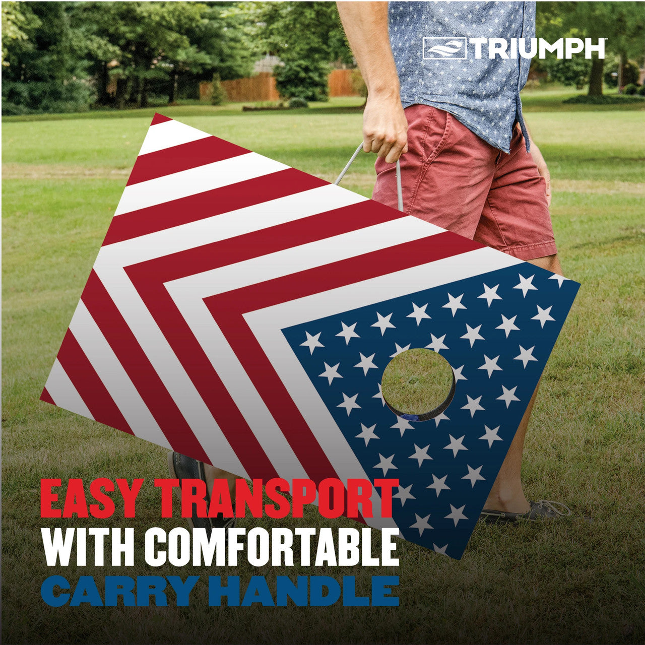 Triumph Cornhole Boards Set Patriotic Classic 2x3