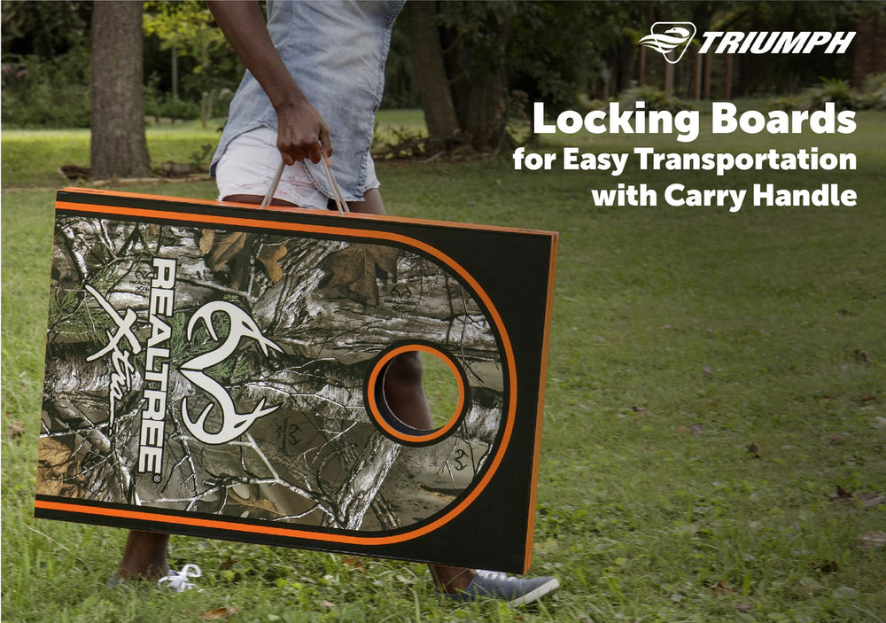 Triumph Realtree Cornhole Boards Set Tournament