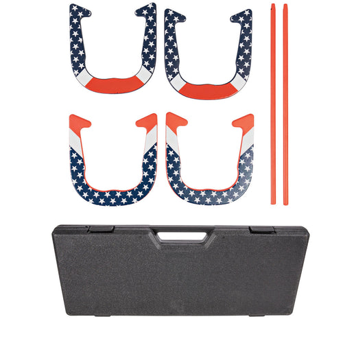 Triumph Patriotic Forged Horseshoe Set 1