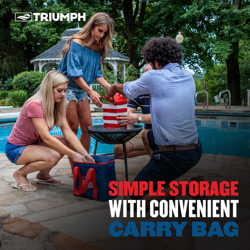 Triumph Patriotic Large Tumble Tower Set 6" 4