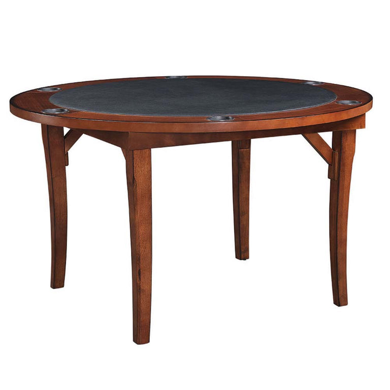 Ram Gameroom Folding Poker Table 48" Chestnut