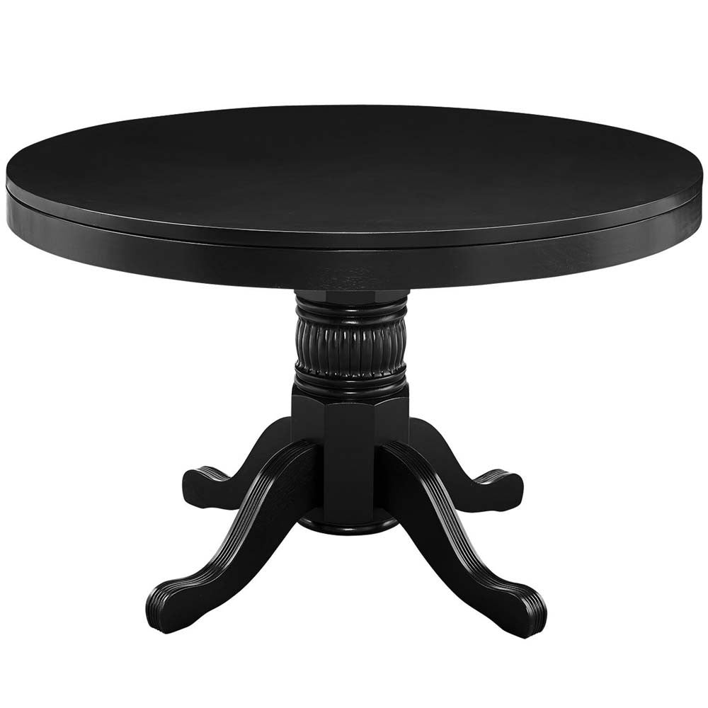 Ram Gameroom Poker Table 48" 3 in 1 Game Table Black