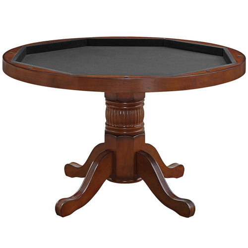 Ram Gameroom Poker Table 48" 3 in 1 Game Table Chestnut 3