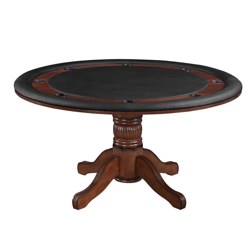 Ram Gameroom Poker Table Chestnut 60" 2 in 1 Game Table