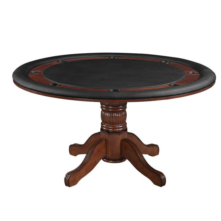Ram Gameroom Poker Table Chestnut 60" 2 in 1 Game Table