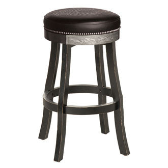 Harley Davidson Bar Stool - Vintage Black Finish