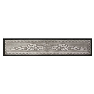 Harley Davidson Backrest Bar Stool - Vintage Black Finish