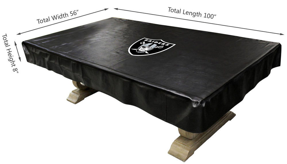 Las Vegas Raiders Pool Table Cover