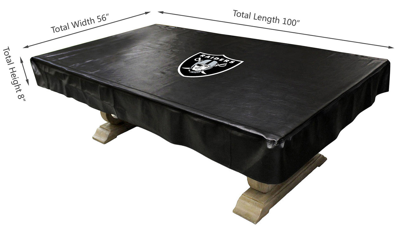 Las Vegas Raiders Pool Table Cover