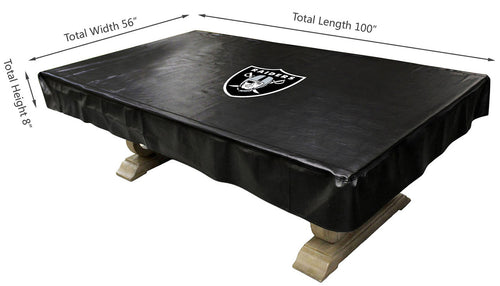 Las Vegas Raiders Pool Table Cover 2