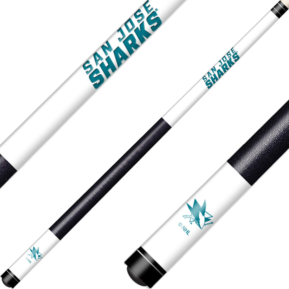 San Jose Sharks Cue Laser Etched