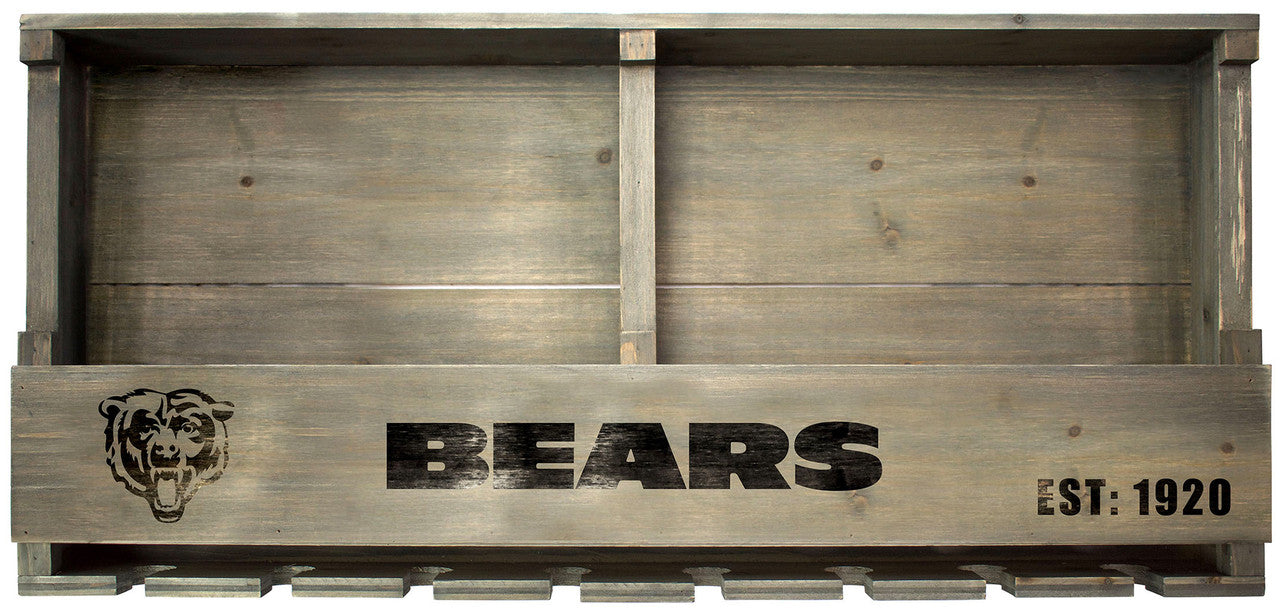 Chicago Bears Bar Shelf Reclaimed Wood
