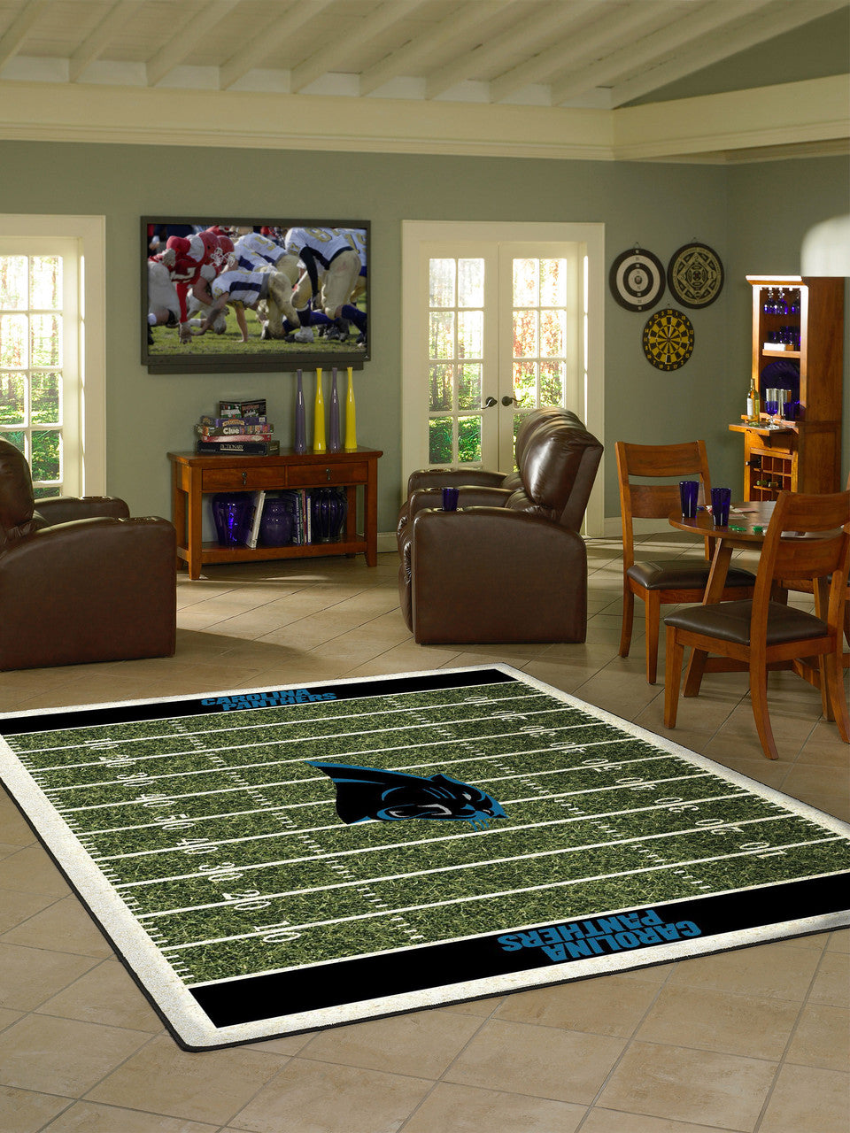 Carolina Panthers Rug Home Field