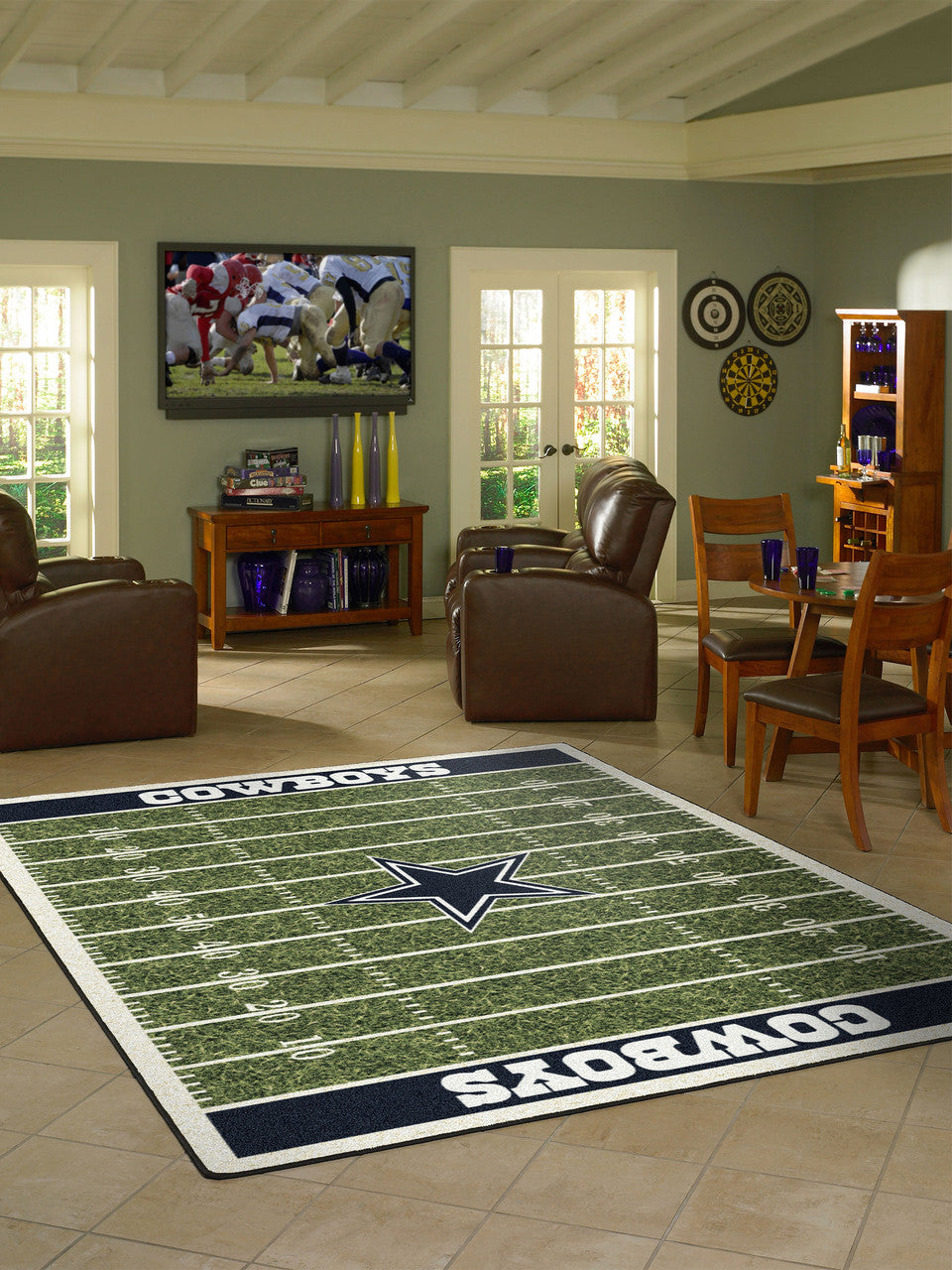 Dallas Cowboys Rug Home Field