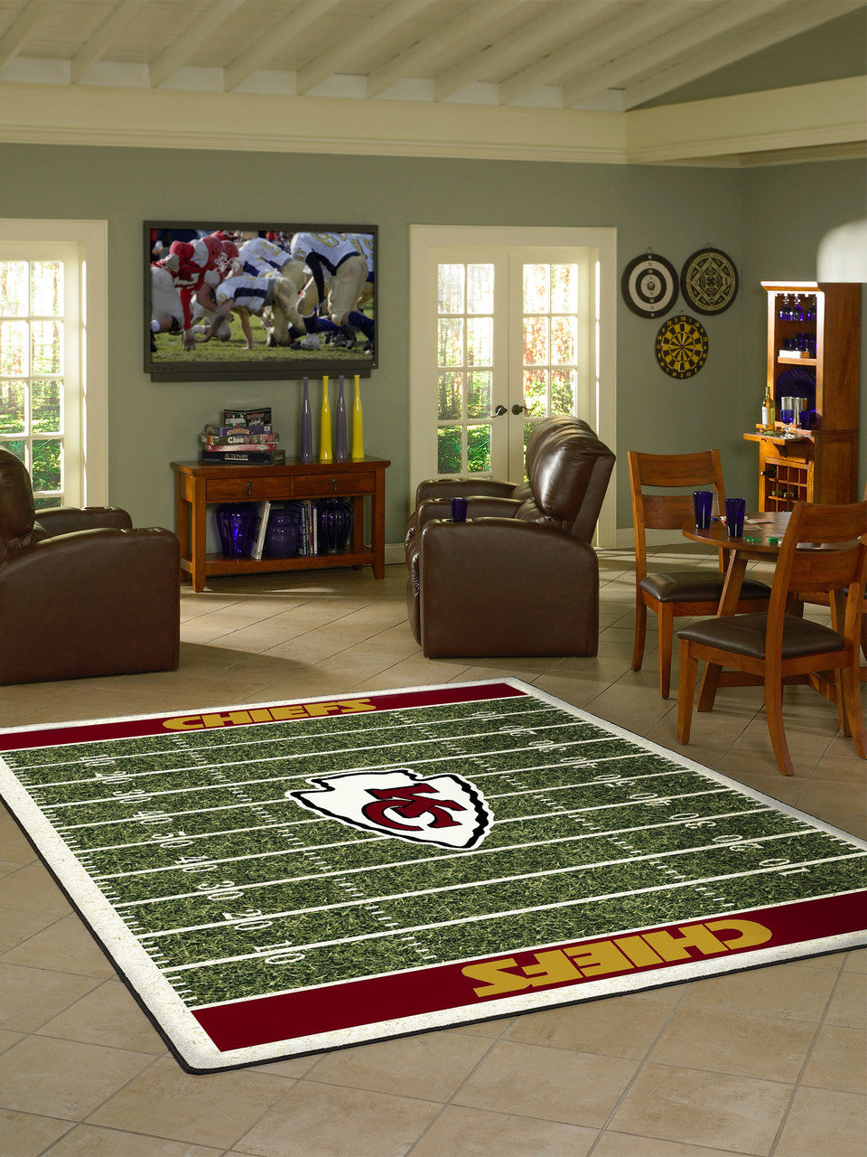 Kansas City Chiefs Rug Home Field