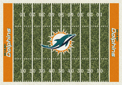 Miami Dolphins Rug Home Field 1