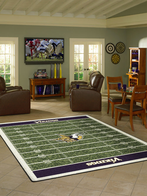 Minnesota Vikings Rug Home Field 3